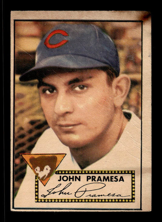 1952 Topps #105 John Pramesa Chicago Cubs LOW GRADE CS26014777