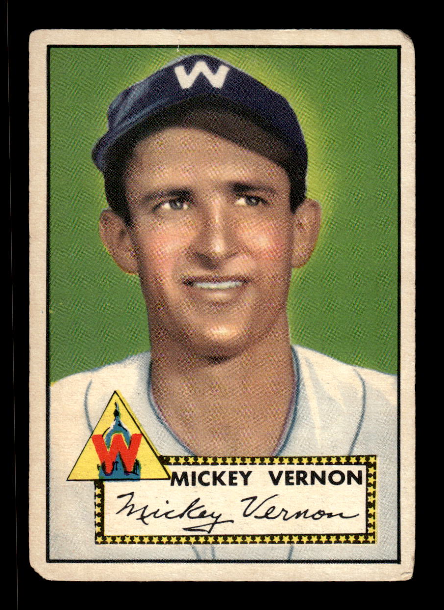 1952 Topps #106 Mickey Vernon Washington Senators LOW GRADE CS26014778