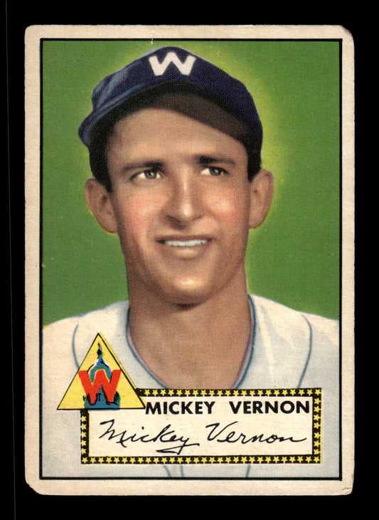 1952 Topps #106 Mickey Vernon Washington Senators LOW GRADE CS26014778