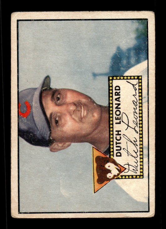 1952 Topps #110 Dutch Leonard Chicago Cubs LOW GRADE CS26014782
