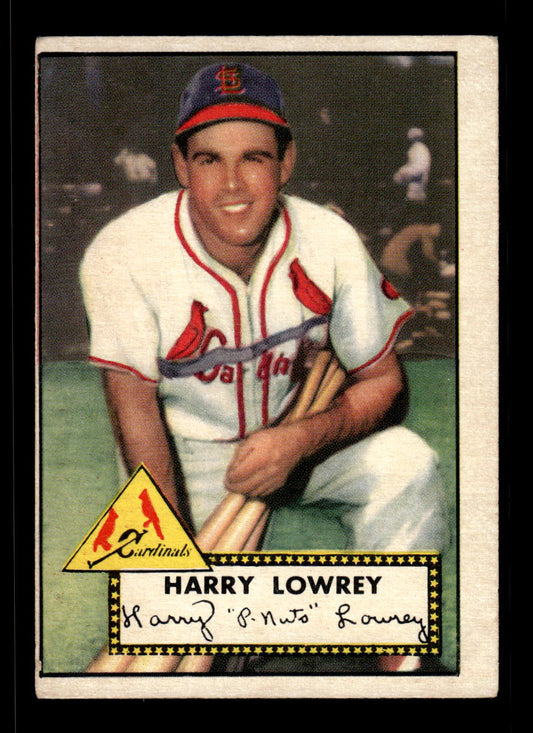 1952 Topps #111 Peanuts Lowrey St. Louis Cardinals LOW GRADE CS26014783