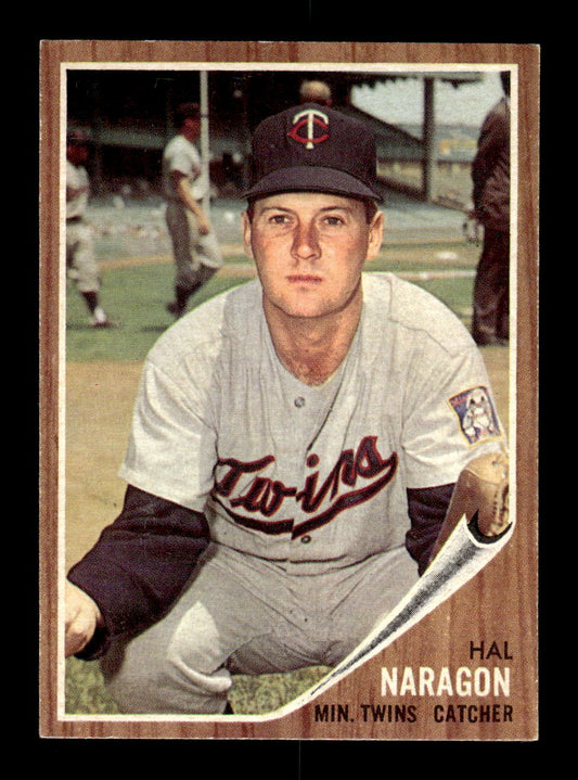 1962 Topps #164a Hal Naragon Minnesota Twins EX CS26014805