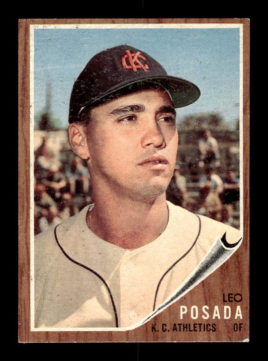 1962 Topps #168a Leo Posada Kansas City Athletics EX CS26014809