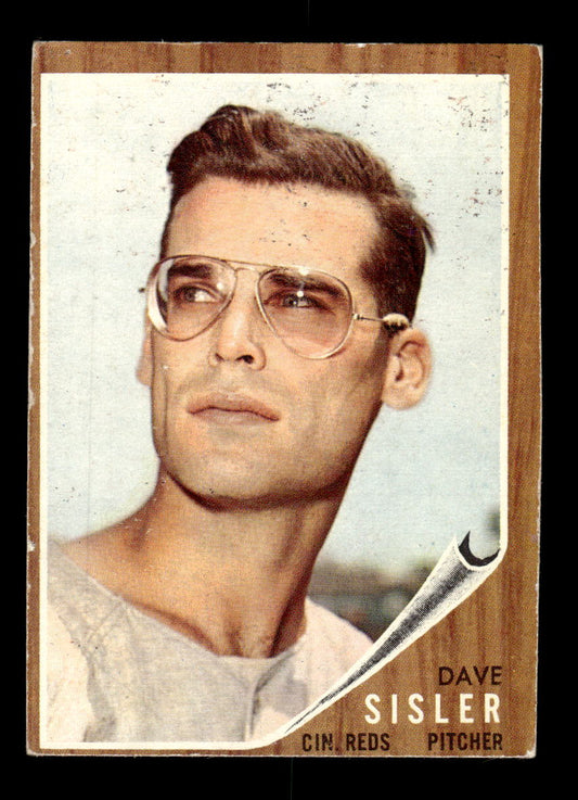 1962 Topps #171a Dave Sisler Cincinnati Reds EX CS26014810