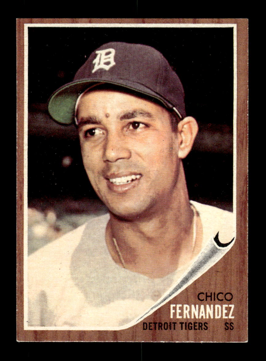 1962 Topps #173a Chico Fernandez Detroit Tigers EX CS26014812