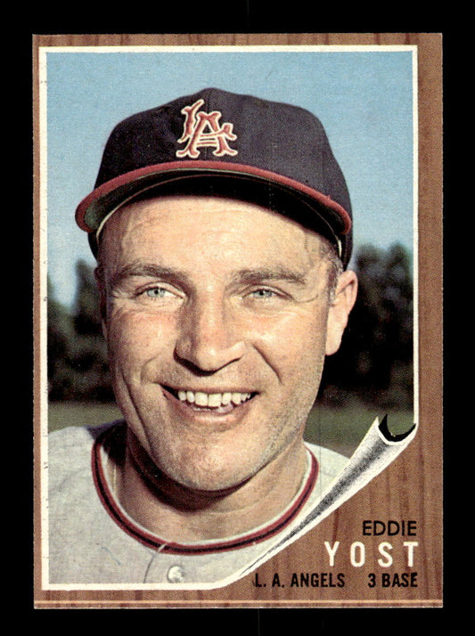1962 Topps #176a Eddie Yost Los Angeles Angels EX CS26014815