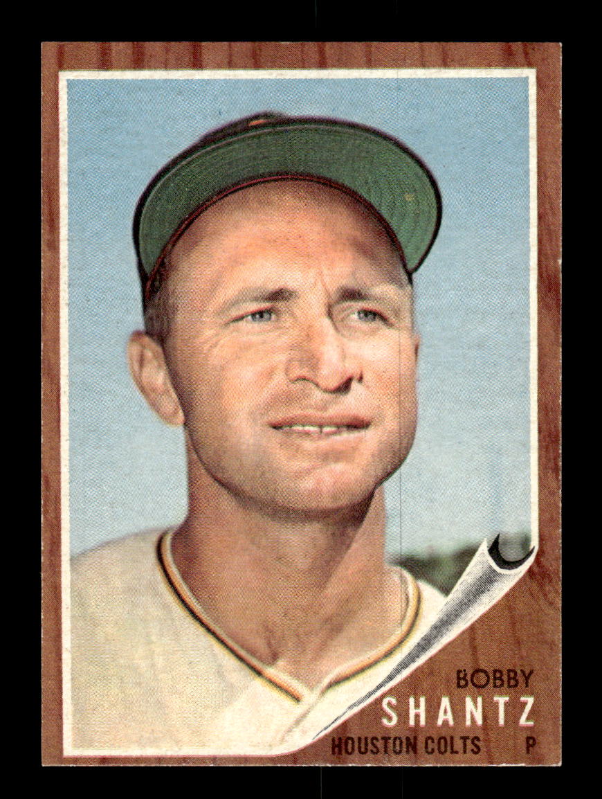 1962 Topps #177b Bobby Shantz Houston Colt .45s EX CS26014816