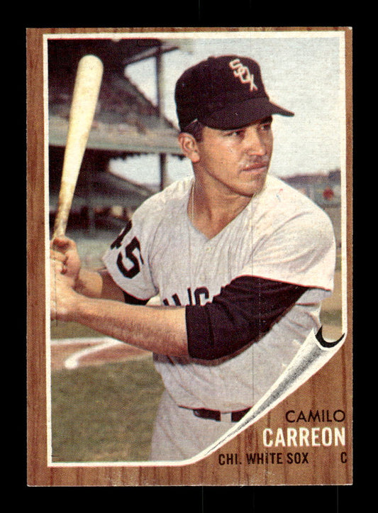 1962 Topps #178a Camilo Carreon Chicago White Sox EX CS26014817