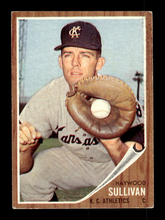 1962 Topps #184a Haywood Sullivan Kansas City Athletics EX CS26014822