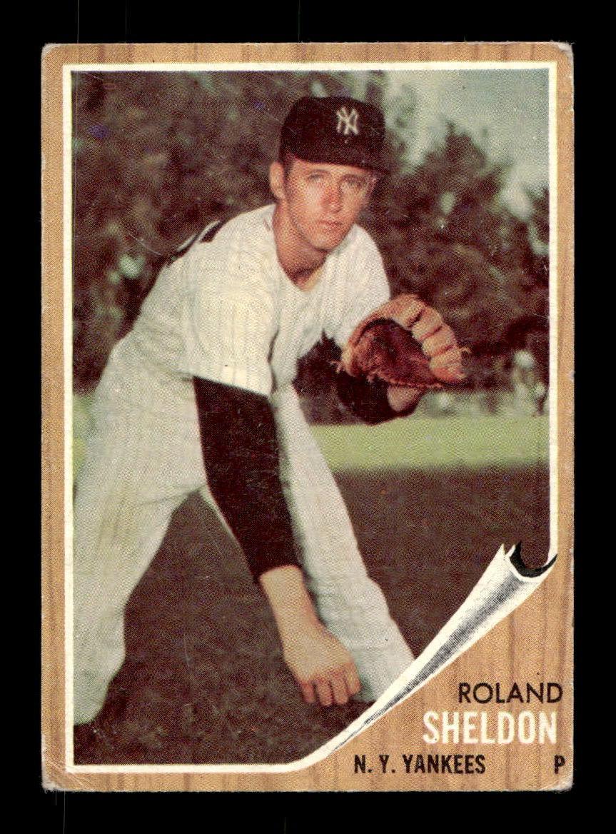 1962 Topps #185b Roland Sheldon New York Yankees EX CS26014823
