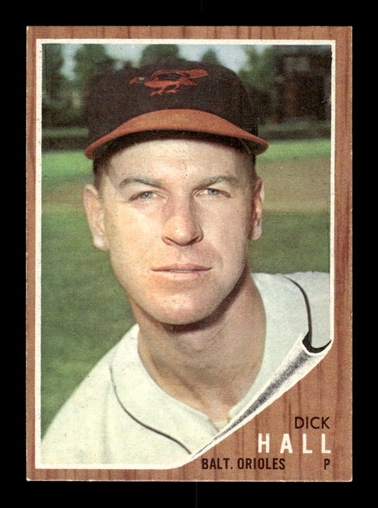 1962 Topps #189a Dick Hall Baltimore Orioles EX CS26014827