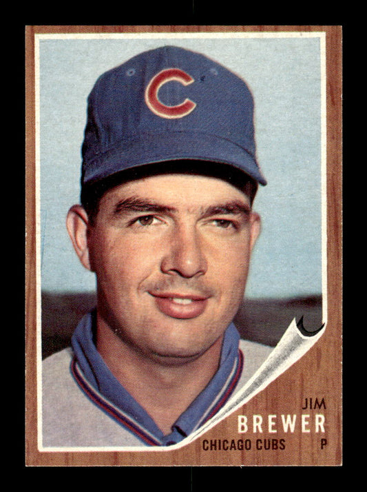 1962 Topps #191a Jim Brewer Chicago Cubs EX CS26014829