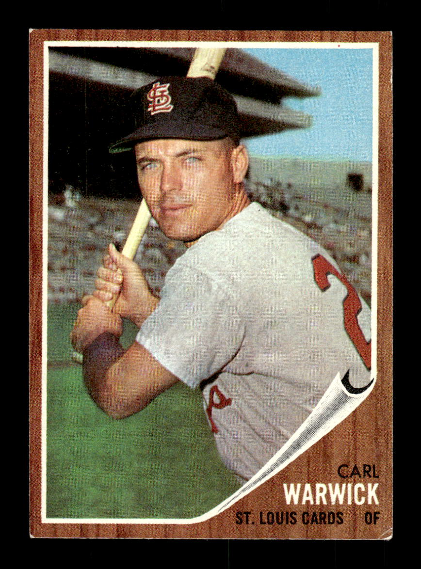 1962 Topps #202 Carl Warwick St. Louis Cardinals EX CS26014838