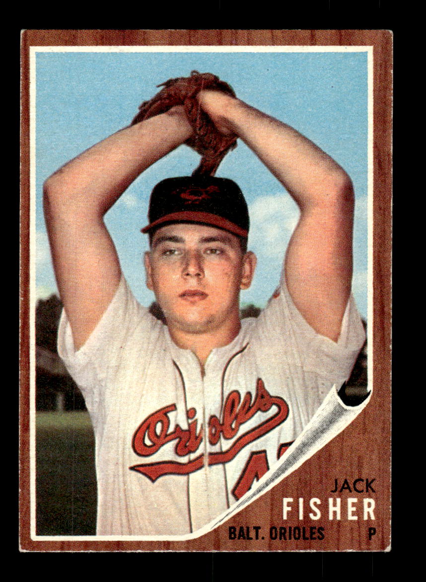 1962 Topps #203 Jack Fisher Baltimore Orioles EX CS26014839