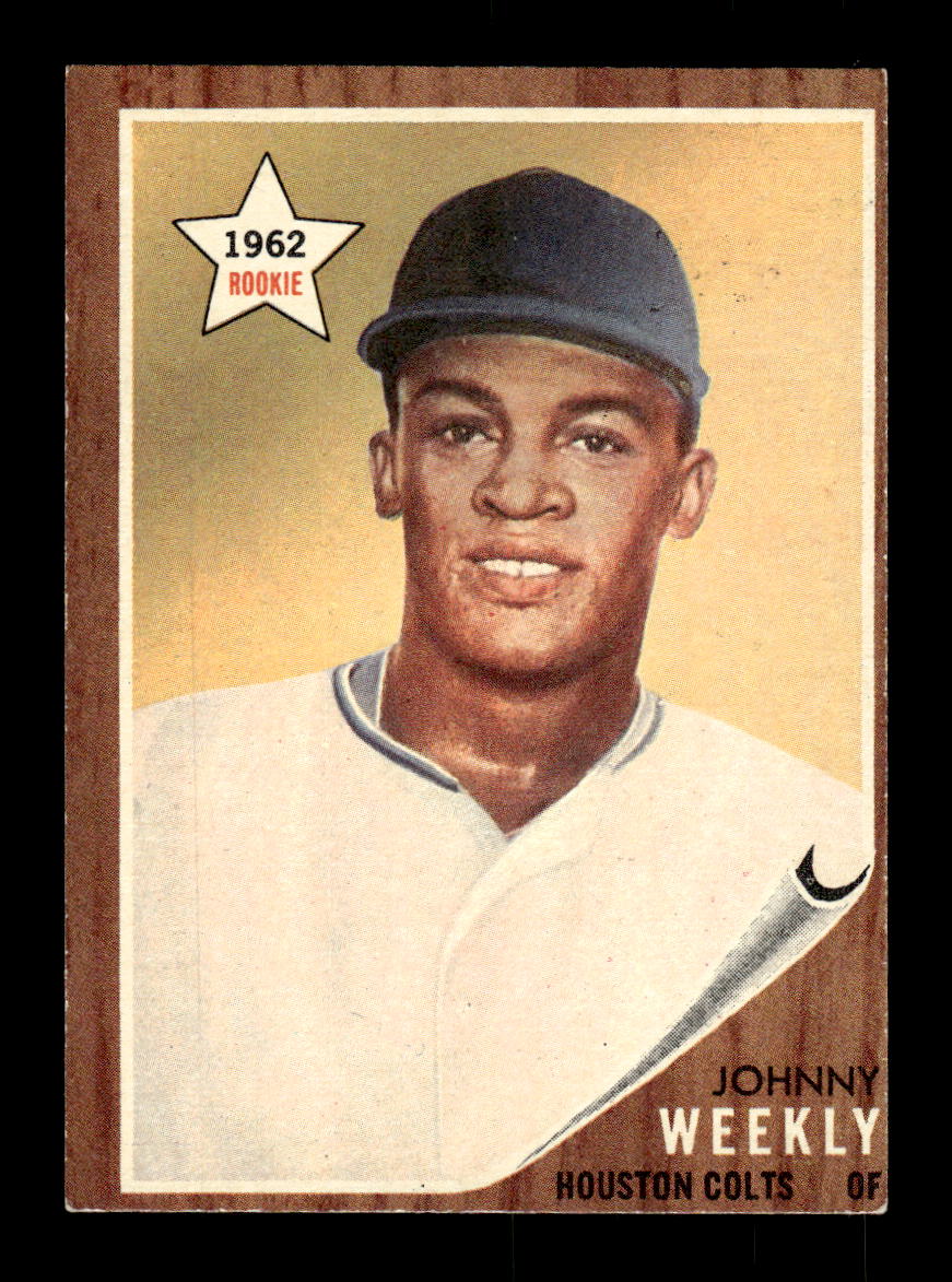 1962 Topps #204 Johnny Weekly Houston Colt .45s EX CS26014840