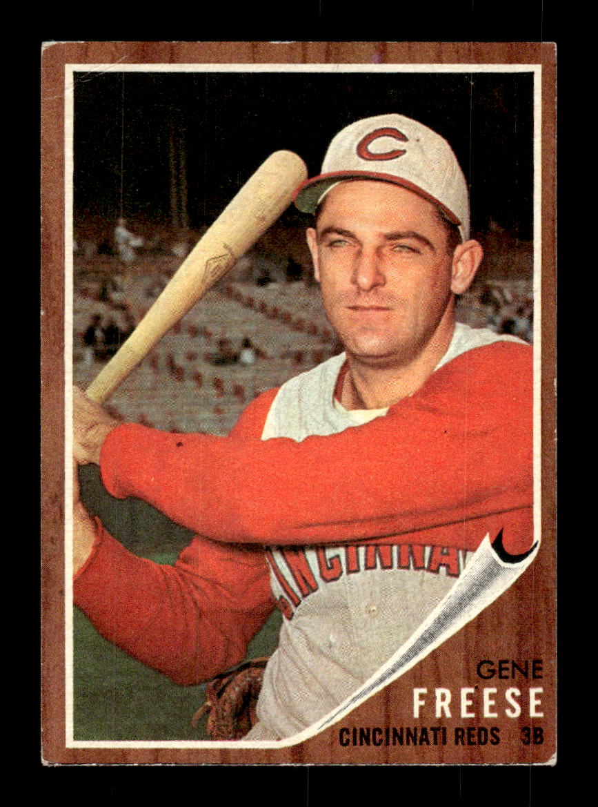 1962 Topps #205 Gene Freese Cincinnati Reds EX CS26014841