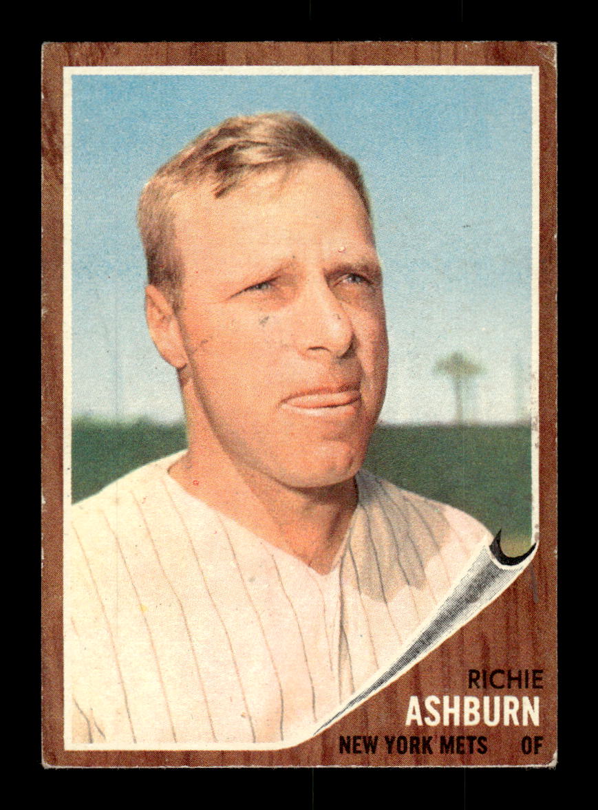 1962 Topps #213 Richie Ashburn New York Mets EX CS26014848