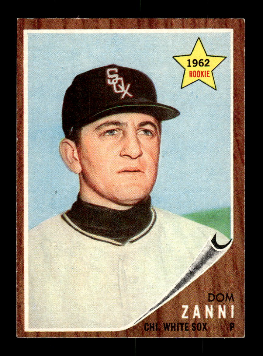 1962 Topps #214 Dom Zanni Chicago White Sox EX CS26014849
