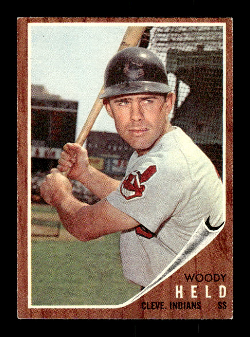 1962 Topps #215 Woodie Held Cleveland Indians EX CS26014850