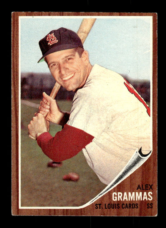 1962 Topps #223 Alex Grammas St. Louis Cardinals EX CS26014857