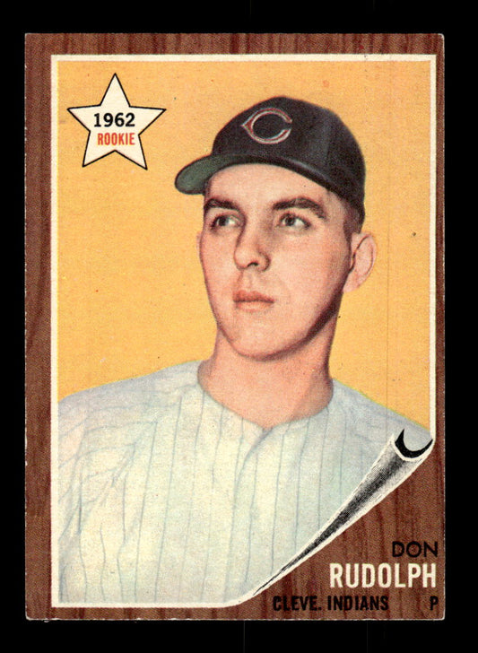 1962 Topps #224 Don Rudolph Cleveland Indians EX CS26014858