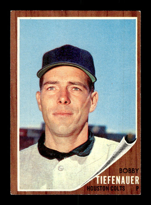 1962 Topps #227 Bobby Tiefenauer Houston Colt .45s EX CS26014861