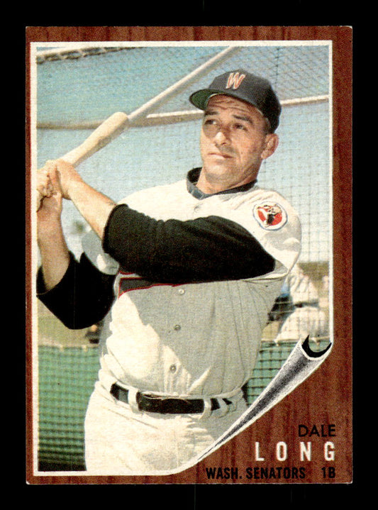 1962 Topps #228 Dale Long Washington Senators EX CS26014862
