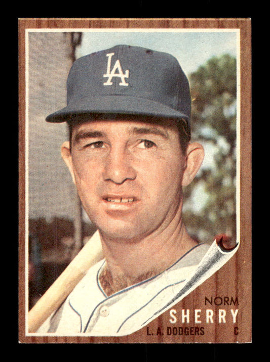 1962 Topps #238 Norm Sherry Los Angeles Dodgers EX CS26014868-14lhb2