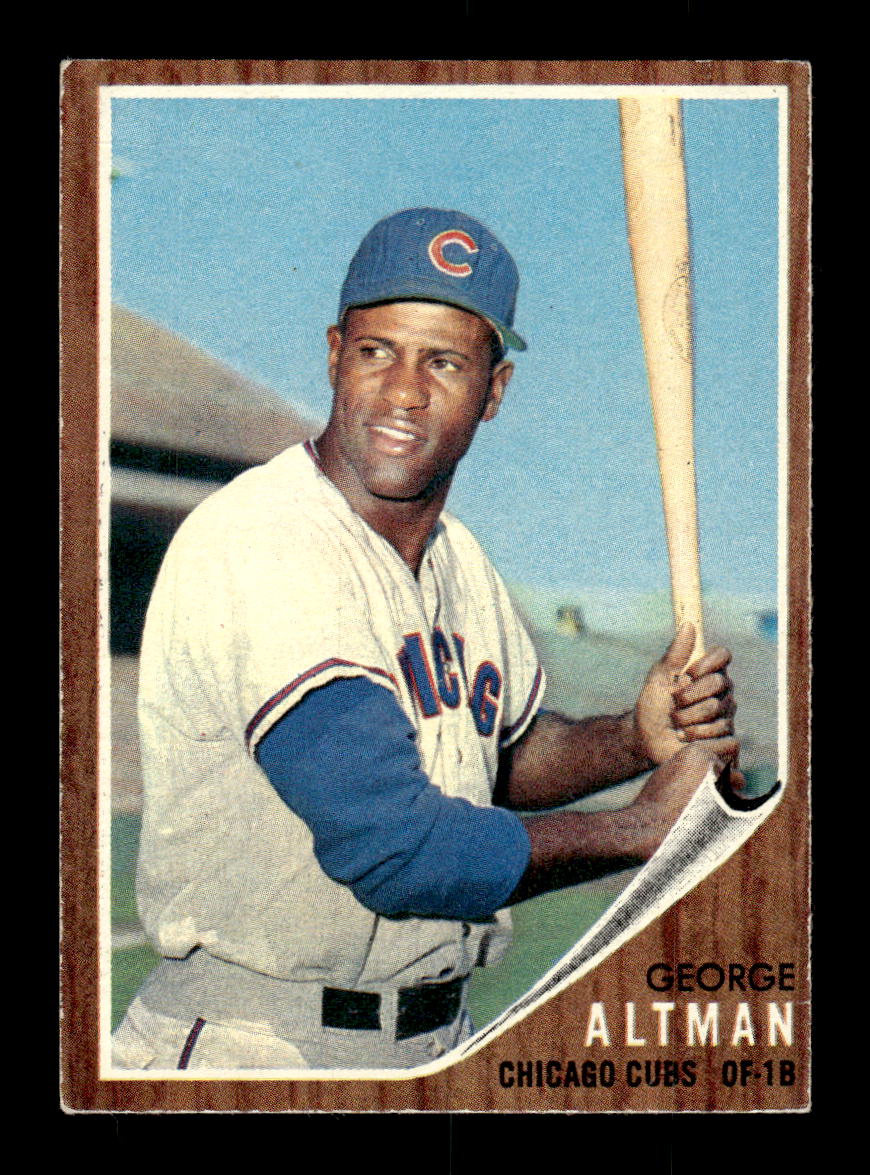 1962 Topps #240 George Altman Chicago Cubs EX CS26014870