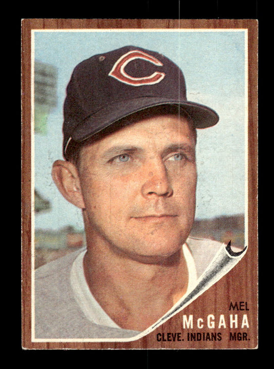 1962 Topps #242 Mel McGaha Cleveland Indians VG CS26014872