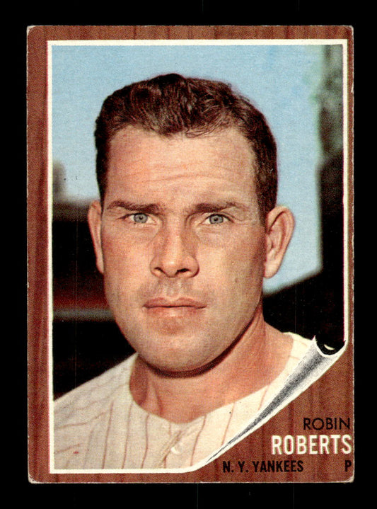 1962 Topps #243 Robin Roberts New York Yankees EX CS26014873