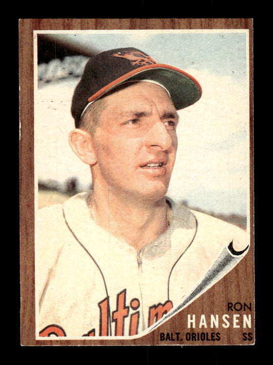 1962 Topps #245 Ron Hansen Baltimore Orioles EX CS26014875