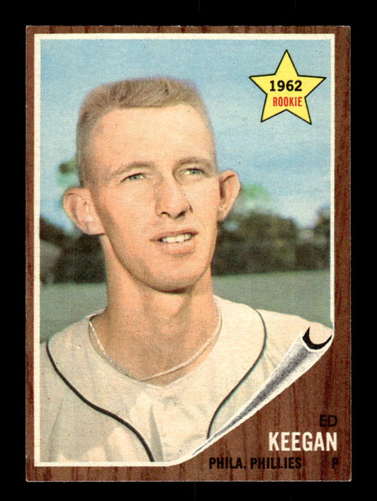 1962 Topps #249 Ed Keegan Philadelphia Phillies EX CS26014879