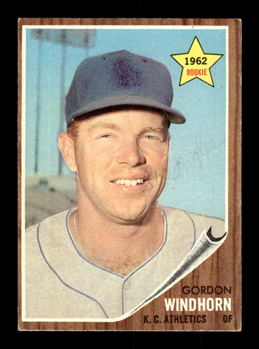 1962 Topps #254 Gordon Windhorn Kansas City Athletics EX CS26014884