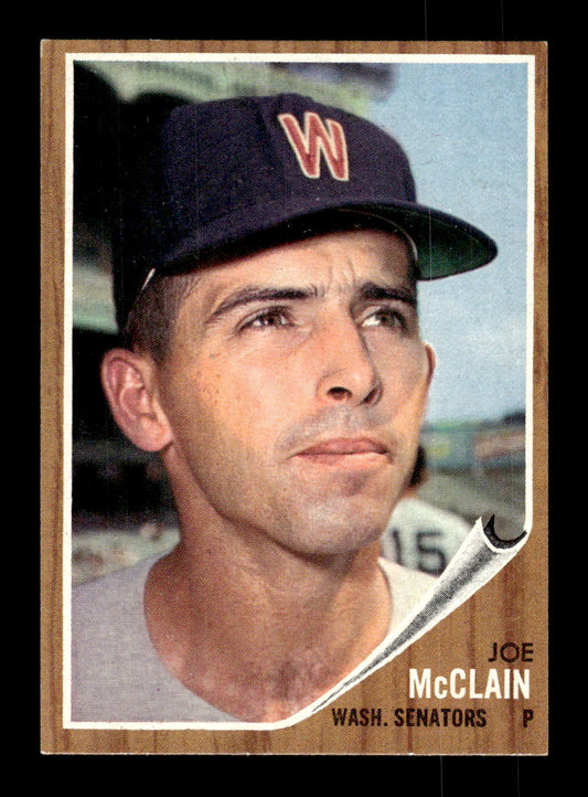 1962 Topps #324 Joe McClain Washington Senators EX CS26014943
