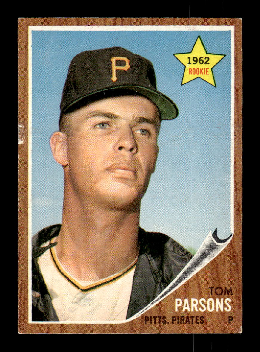 1962 Topps #326 Tom Parsons Pittsburgh Pirates EX CS26014945