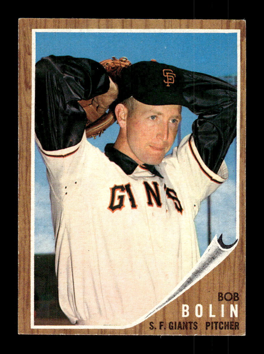 1962 Topps #329 Bob Bolin San Francisco Giants EX CS26014948