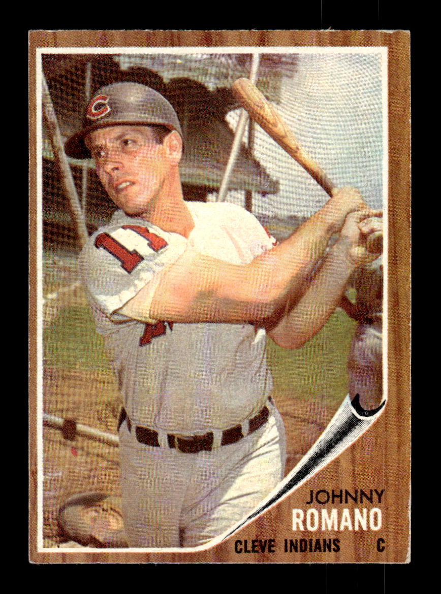 1962 Topps #330 Johnny Romano Cleveland Indians EX CS26014949