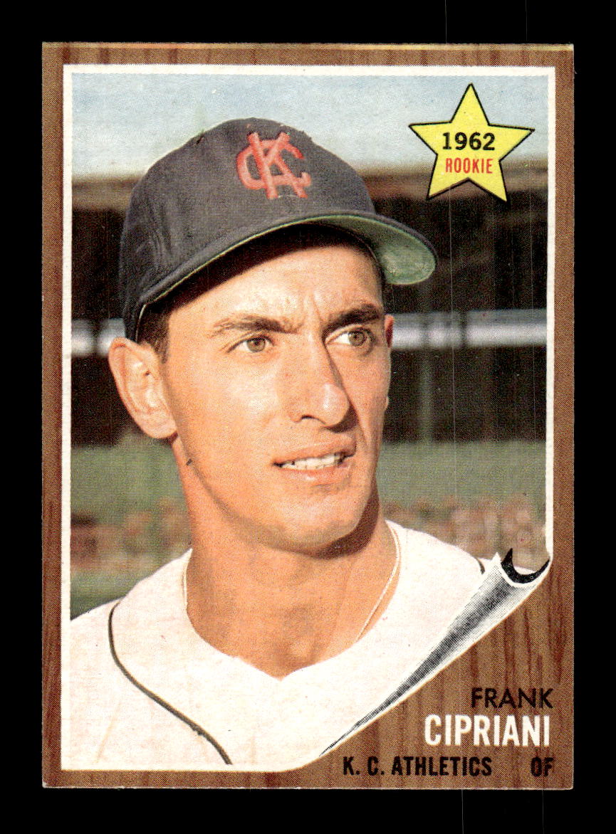 1962 Topps #333 Frank Cipriani Kansas City Athletics EX CS26014951