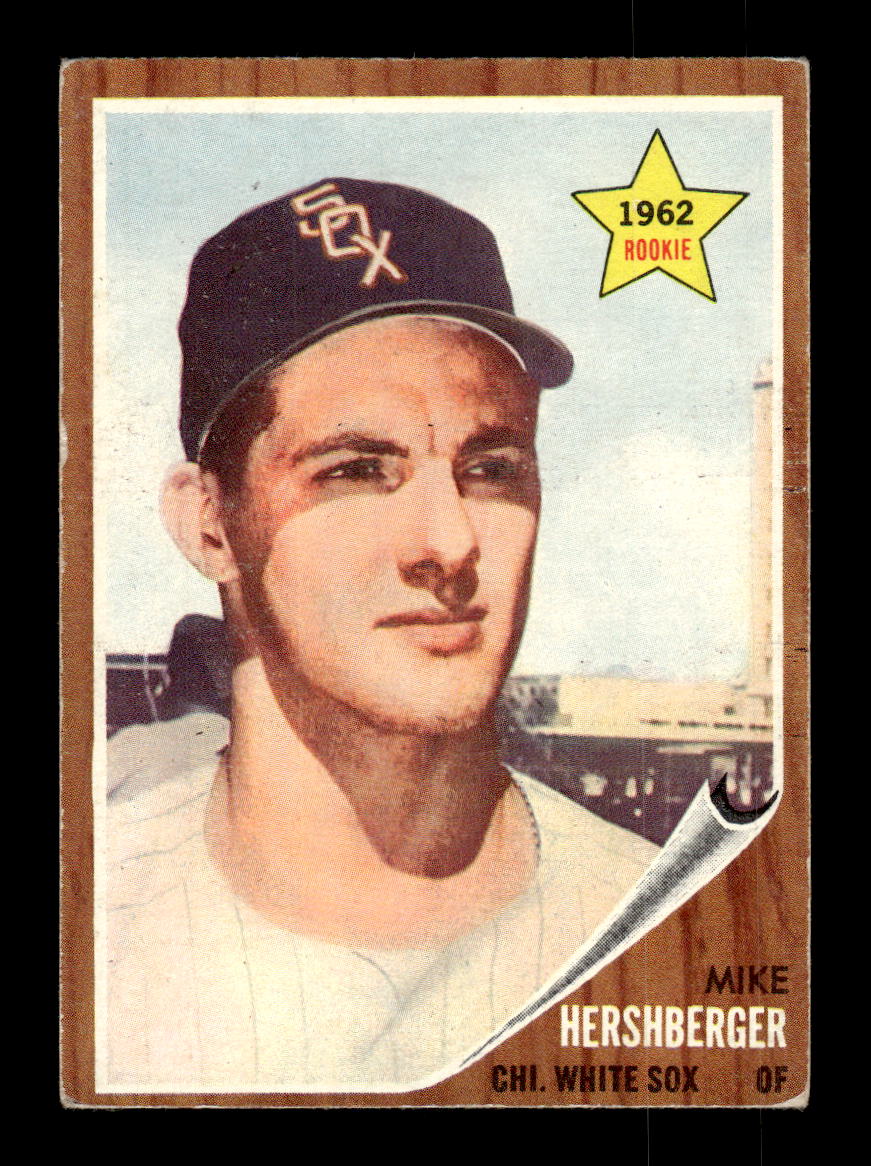 1962 Topps #341 Mike Hershberger Chicago White Sox EX CS26014956