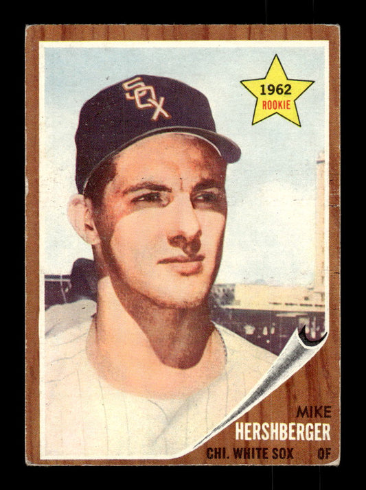 1962 Topps #341 Mike Hershberger Chicago White Sox EX CS26014956