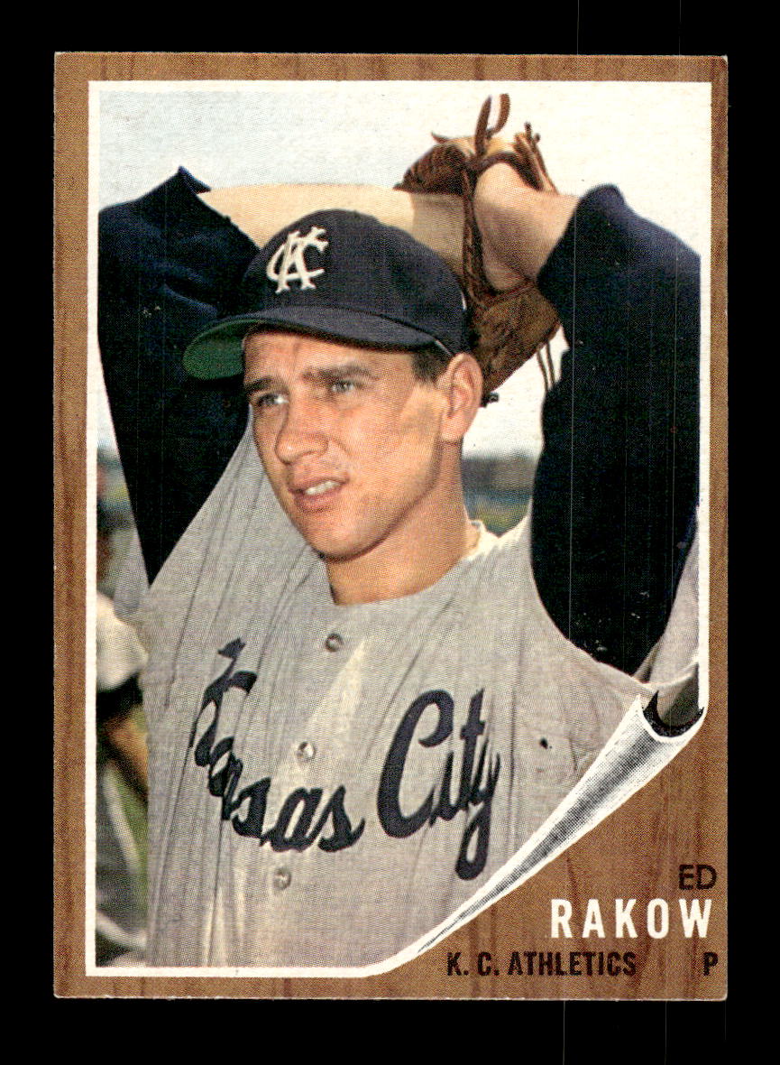 1962 Topps #342 Ed Rakow Kansas City Athletics EX CS26014957