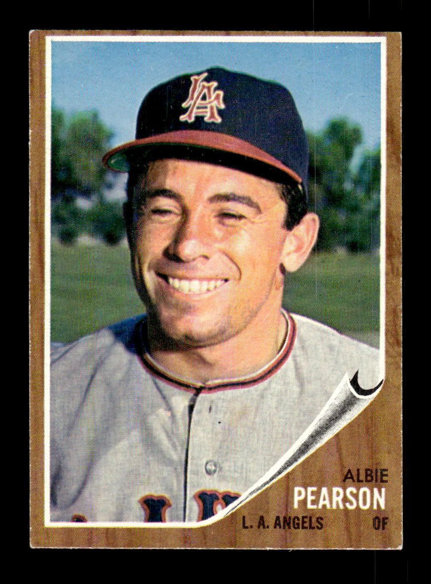 1962 Topps #343 Albie Pearson Los Angeles Angels EX CS26014958