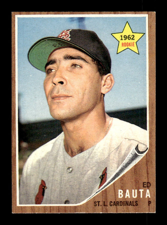 1962 Topps #344 Ed Bauta St. Louis Cardinals EX CS26014959