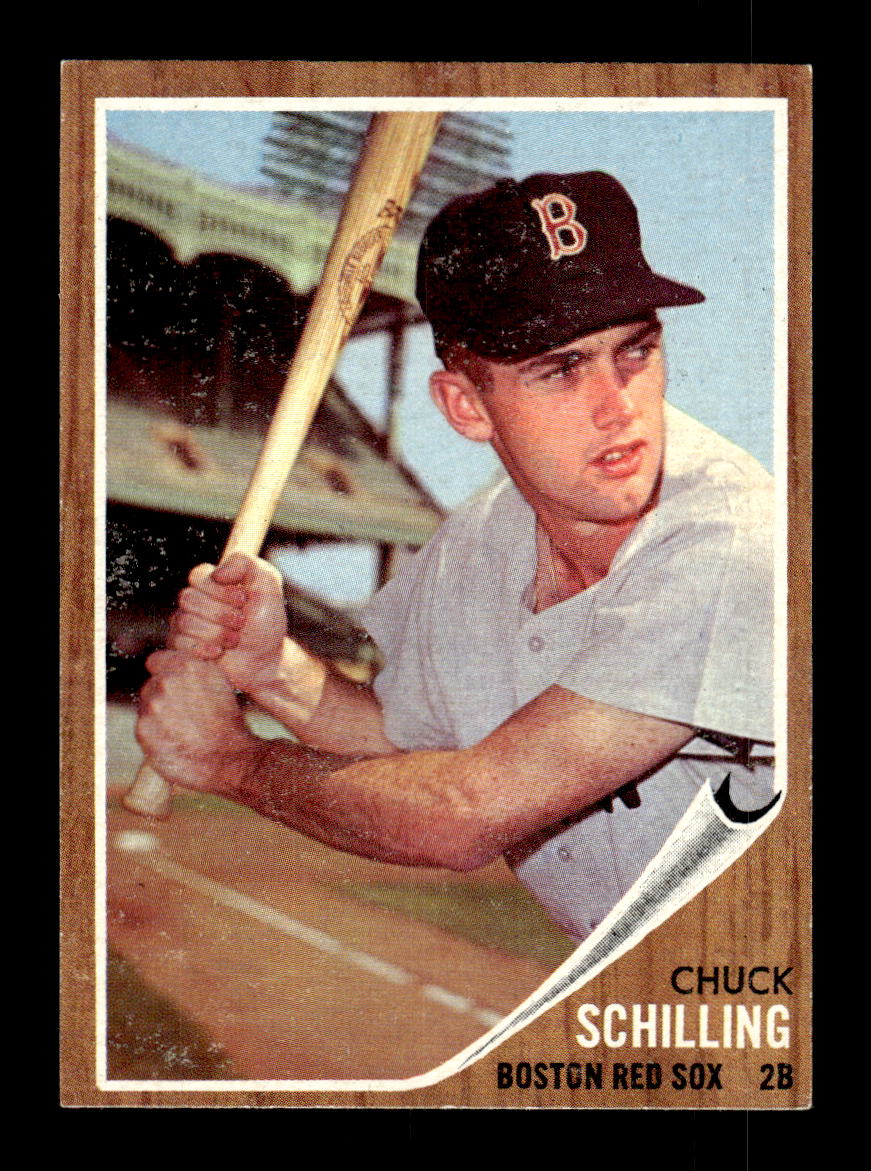 1962 Topps #345 Chuck Schilling Boston Red Sox EX CS26014960
