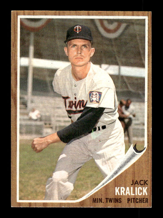 1962 Topps #346 Jack Kralick Minnesota Twins EX CS26014961