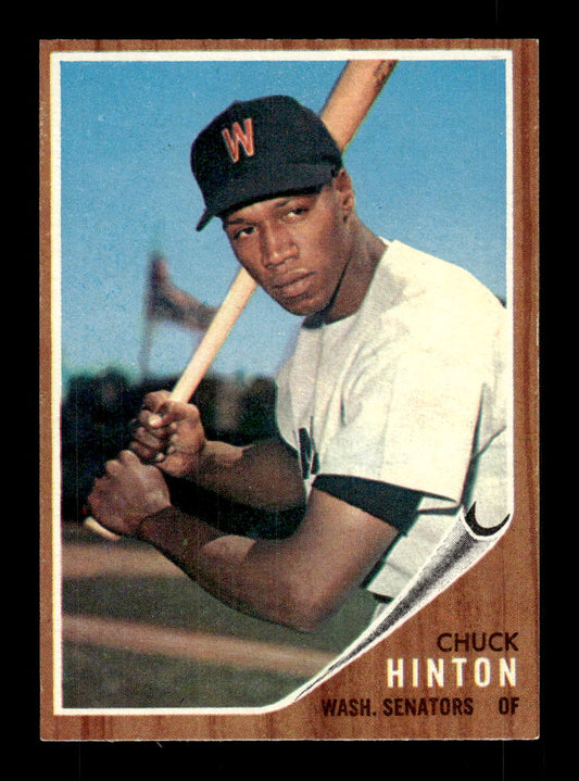 1962 Topps #347 Chuck Hinton Washington Senators EX CS26014962
