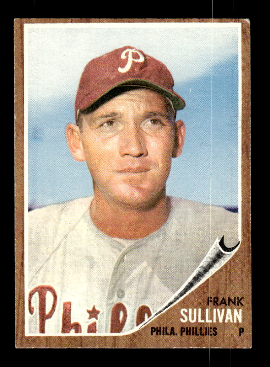 1962 Topps #352 Frank Sullivan Philadelphia Phillies EX CS26014966