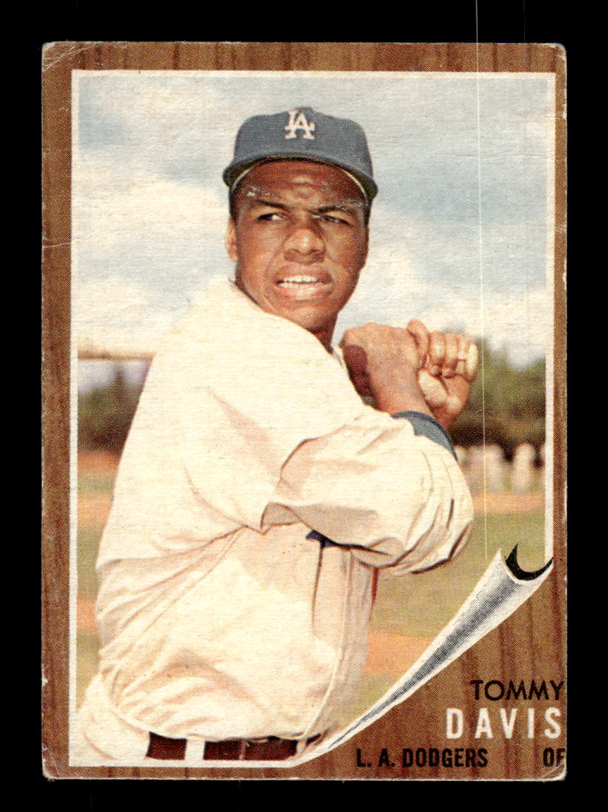 1962 Topps #358 Tommy Davis Los Angeles Dodgers EX CS26014970