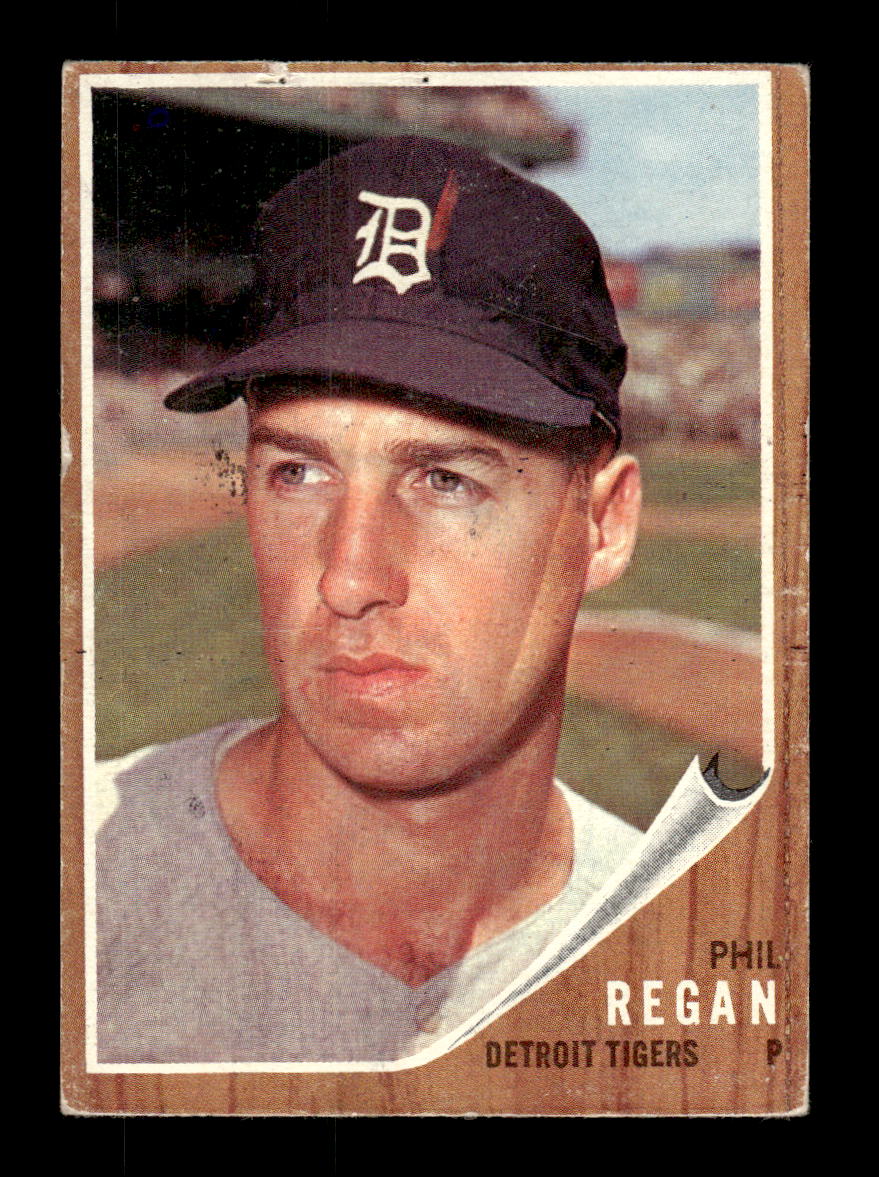 1962 Topps #366 Phil Regan Detroit Tigers EX CS26014977